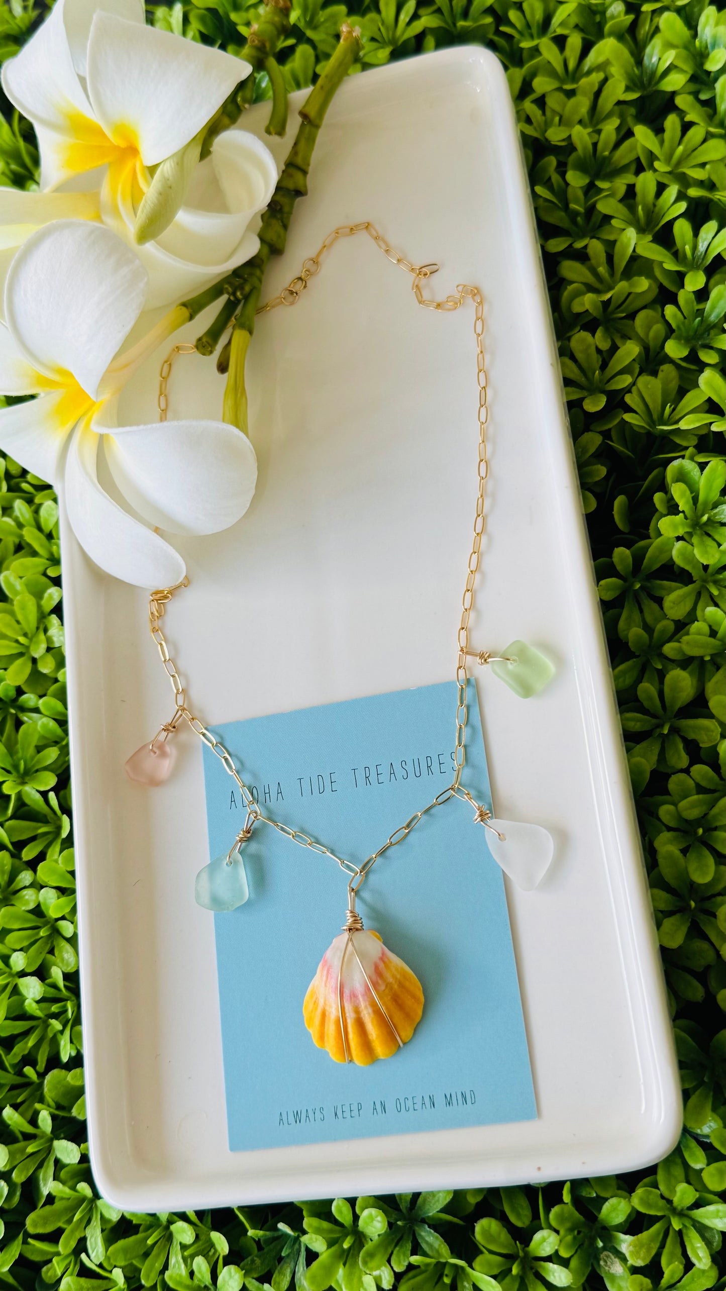 14K GF Dangle Necklace 18” - Heather