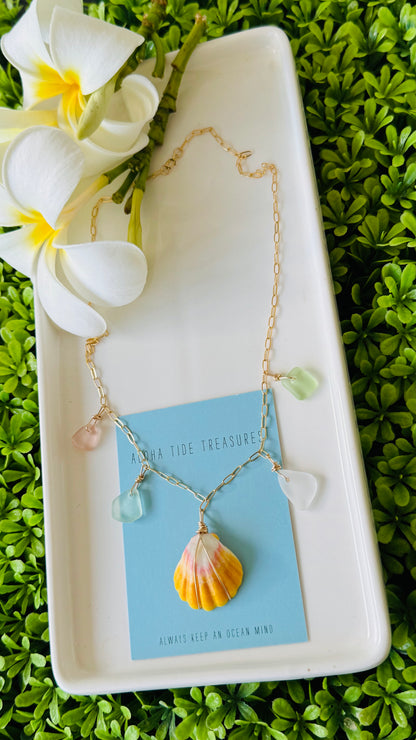 14K GF Dangle Necklace 18” - Heather
