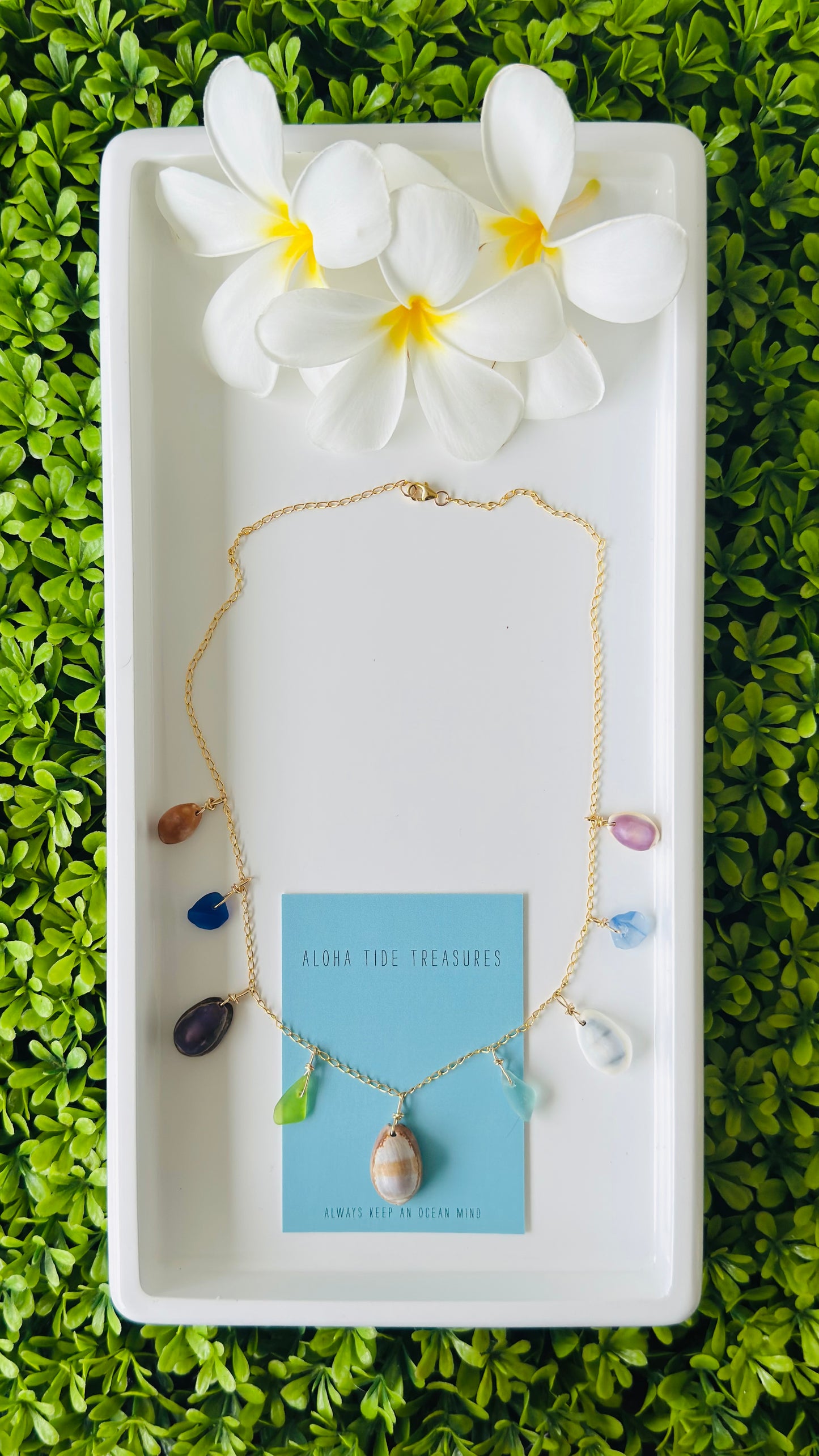 14K GF Dangle Necklace - Megan