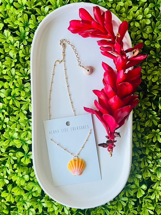 14K GF Sunrise Shell 16” Chain
