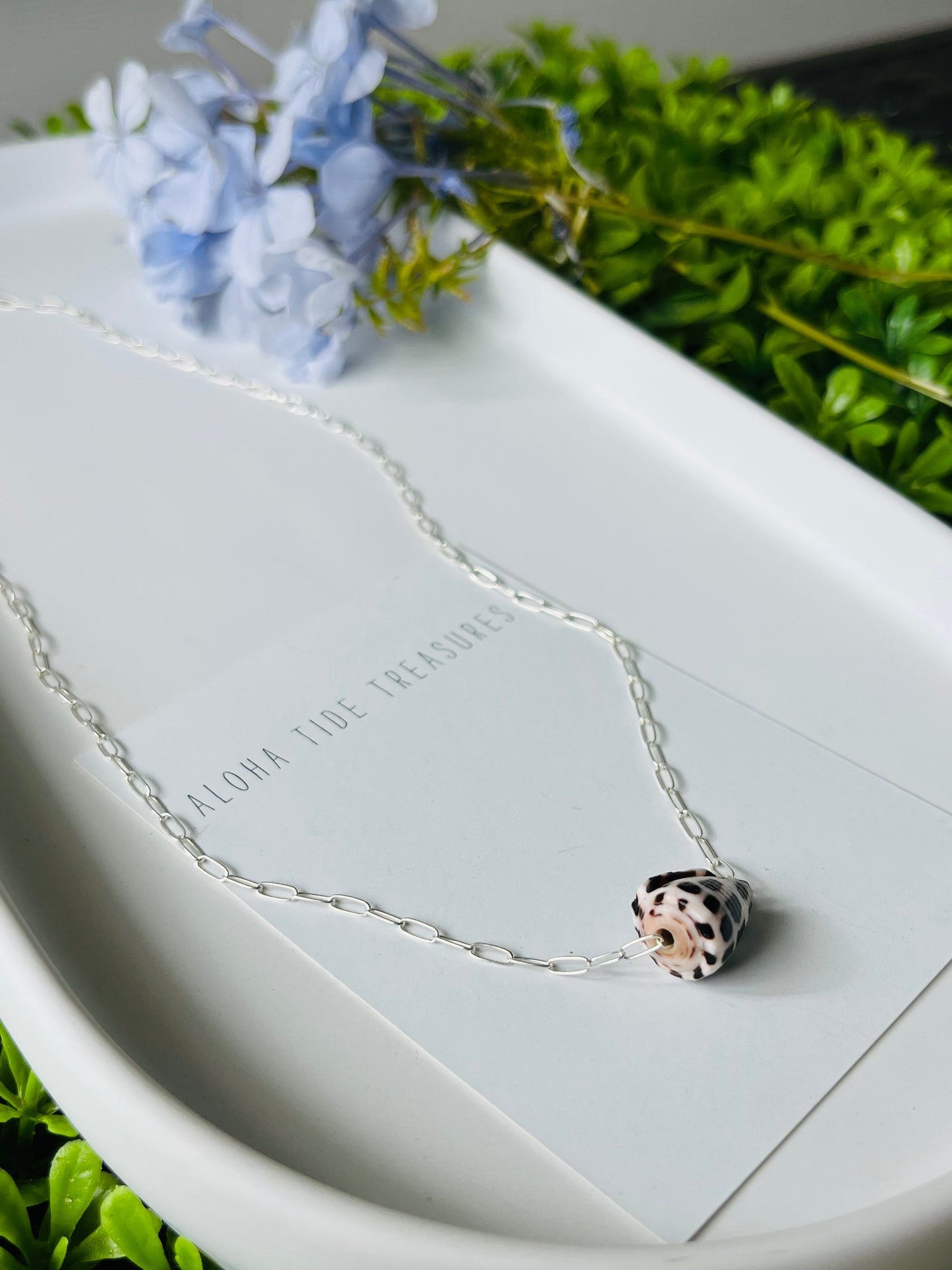Sterling SIlver “Floating By” Necklace 16”
