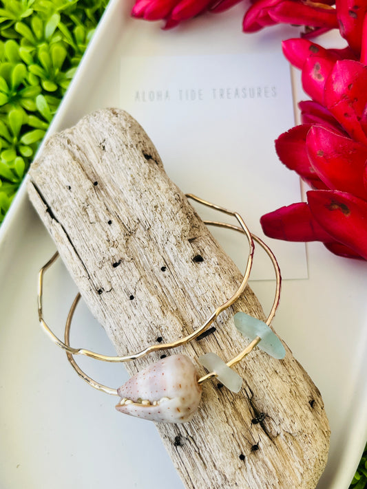 14K GF Bangle Set 8”