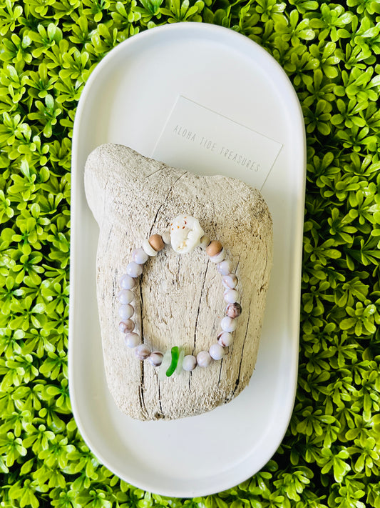 Custom Sea Glass Bracelet