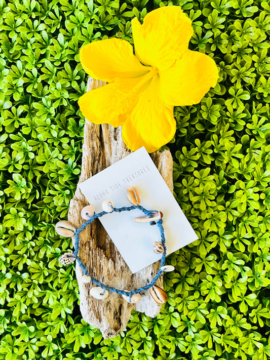 Hawaiian Shell Anklet 9”