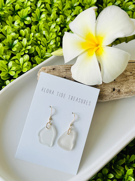 14K GF Sea Glass Earrings