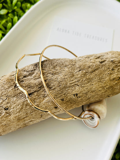 14K GF Bangle 8”