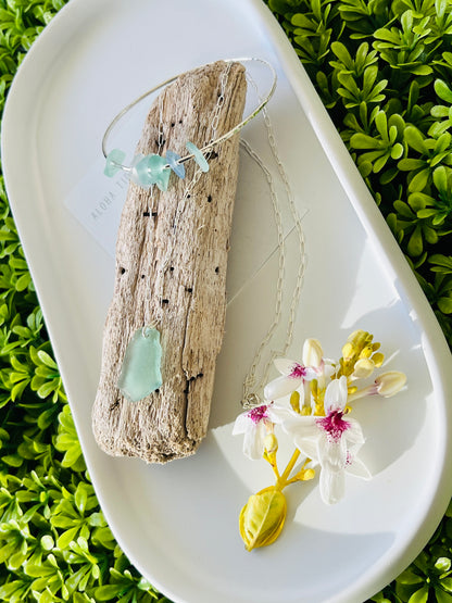 Shades of Blue Sea Glass Set