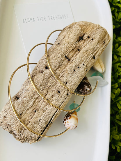 Custom 14K Bangle Set with Customer Delivered Shells!