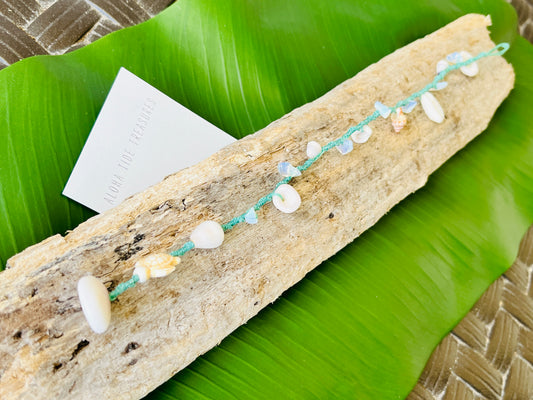 Hawaiian Shell Anklet 11”