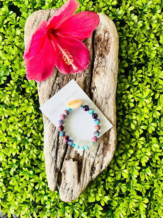 Vibrant Sea Glass Bracelet