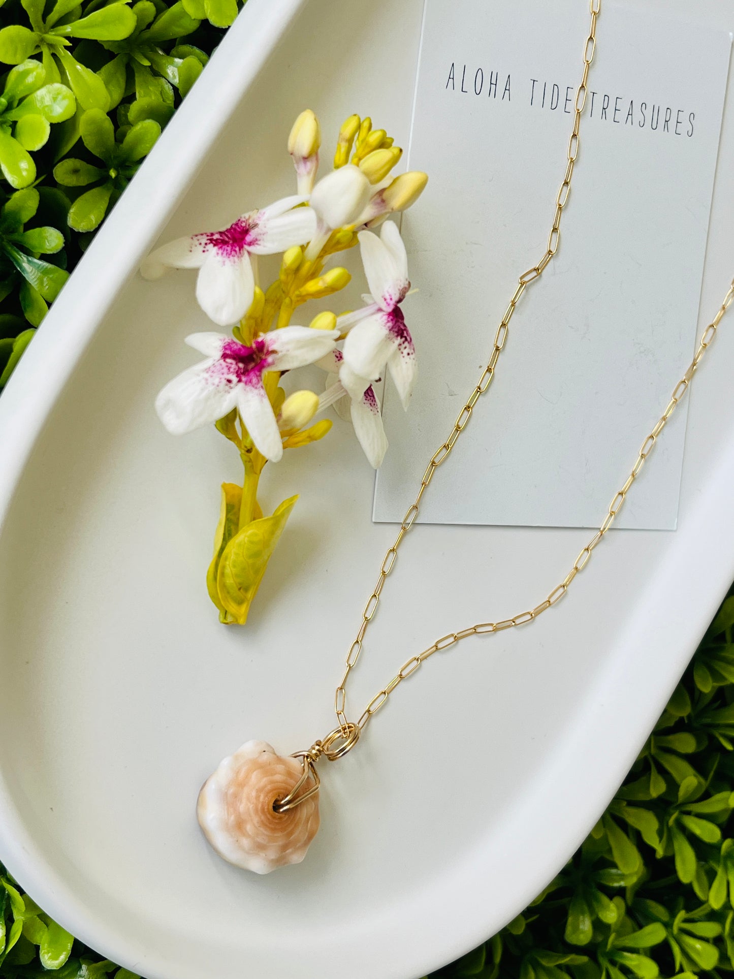 14K GF Puka Necklace 17”