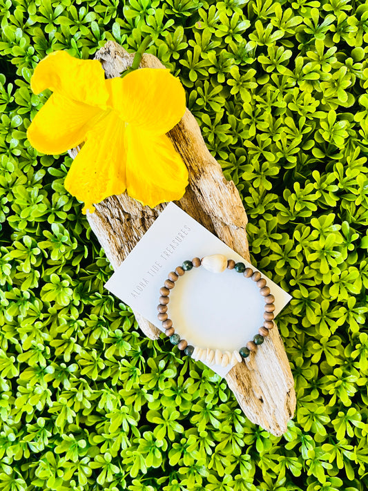 Puka & Cone Shell Bracelet