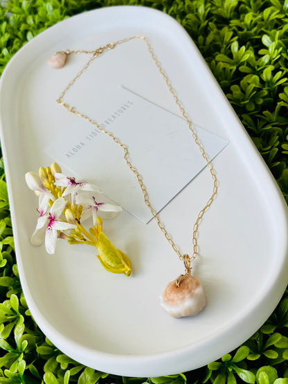 14K GF Puka Necklace 17”