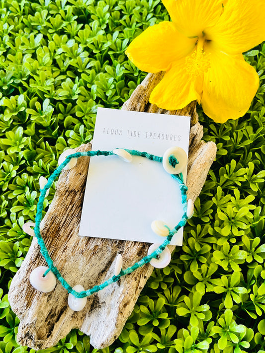 Hawaiian Shell Anklet 10.5”