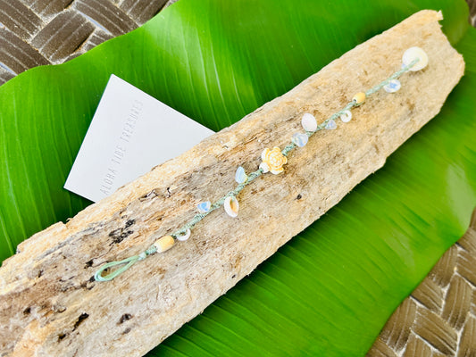 Hawaiian Shell Anklet 9”