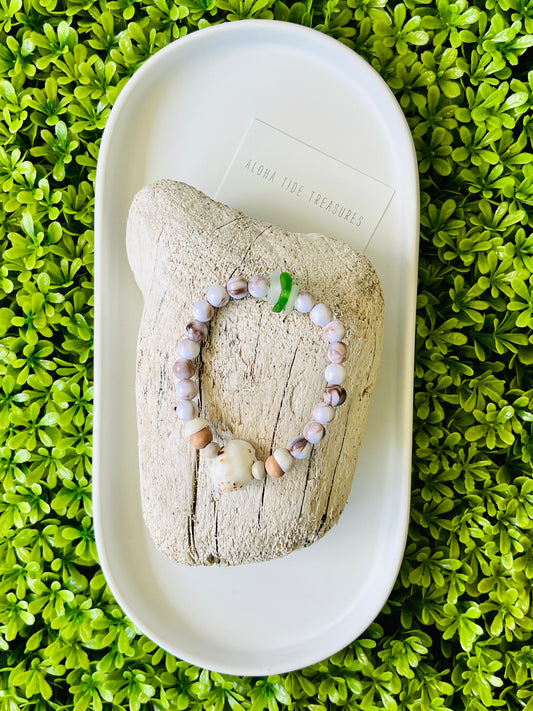 Custom Sea Glass Bracelet