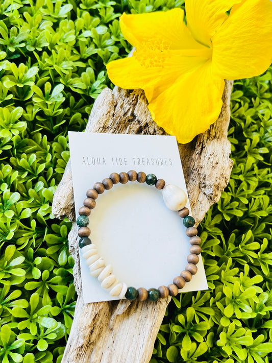 Puka & Cone Shell Bracelet