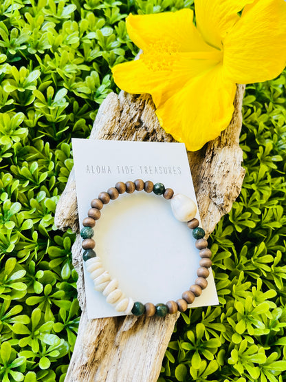 Puka & Cone Shell Bracelet