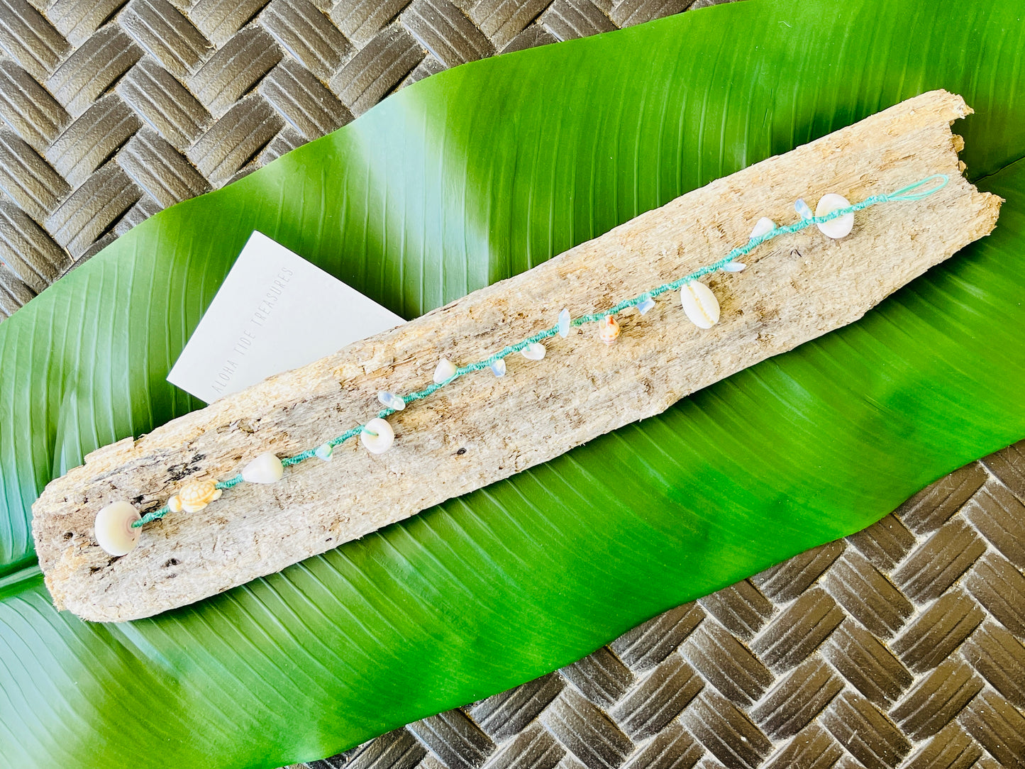 Hawaiian Shell Anklet 11”