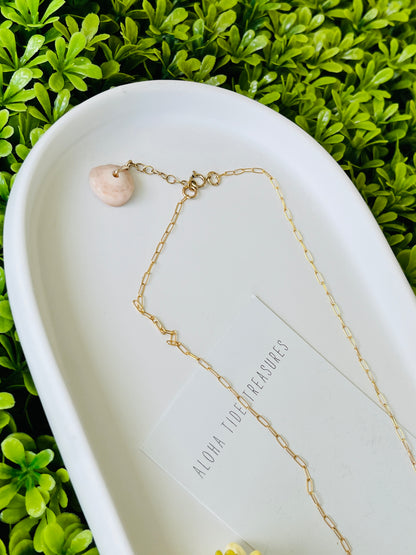 14K GF Puka Necklace 17”
