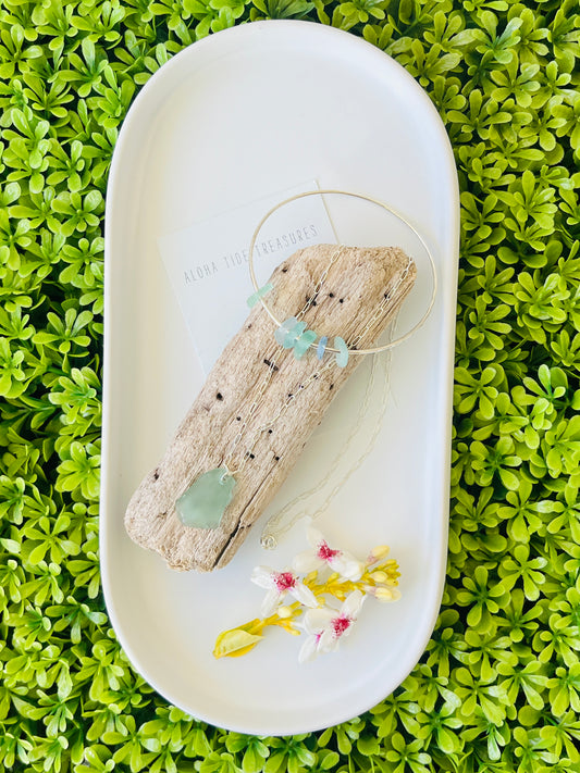 Shades of Blue Sea Glass Set