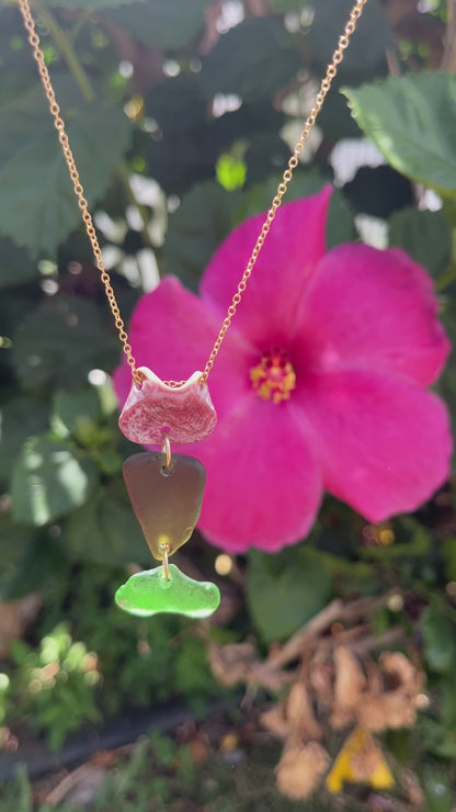 14K GF Mermaid Necklace 16”